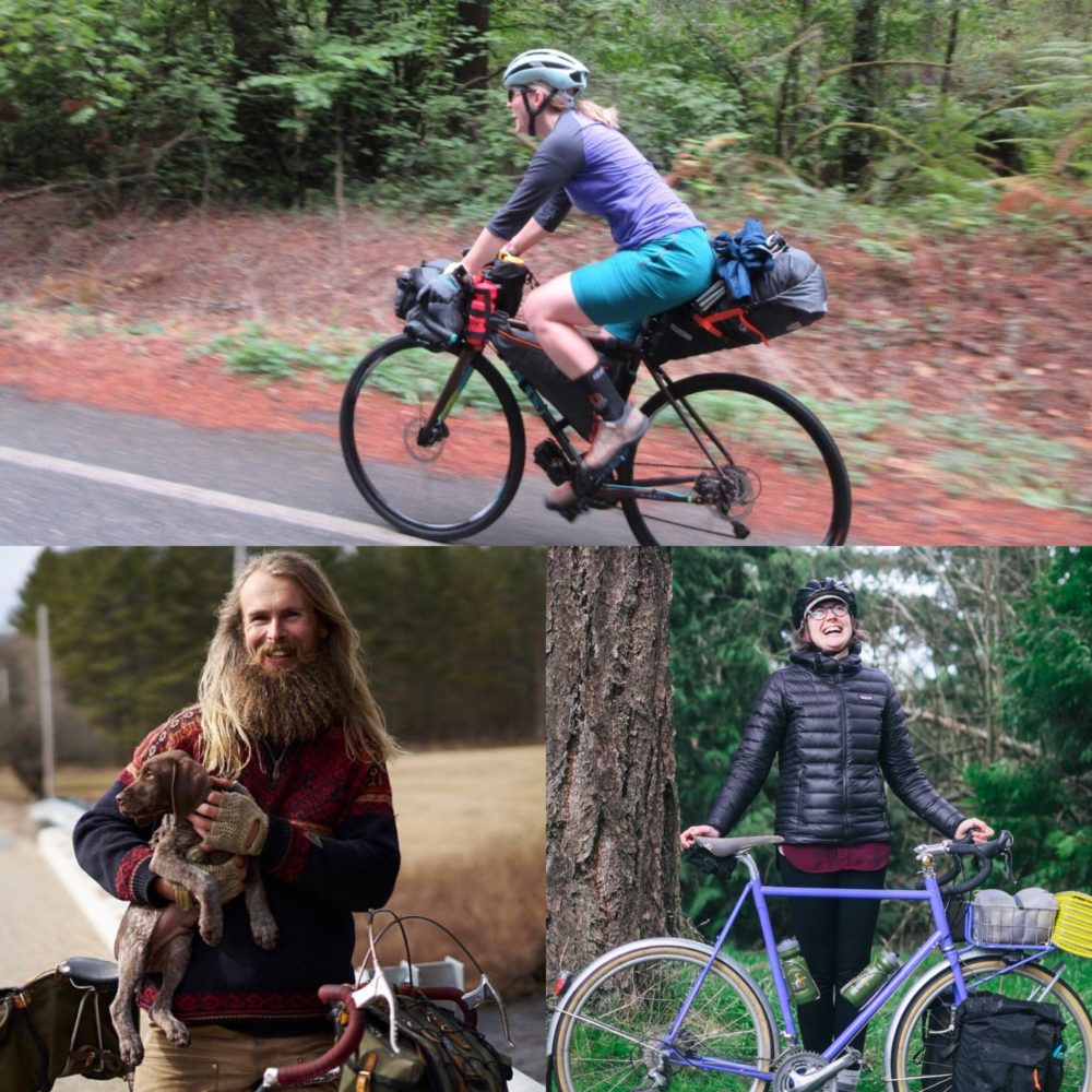 How to stuff your stuff into your stuff: a bike packing presentation by @ultraromance; Hillary Washburn, Ortlieb USA; and Martina Brimmer, Swift Industries