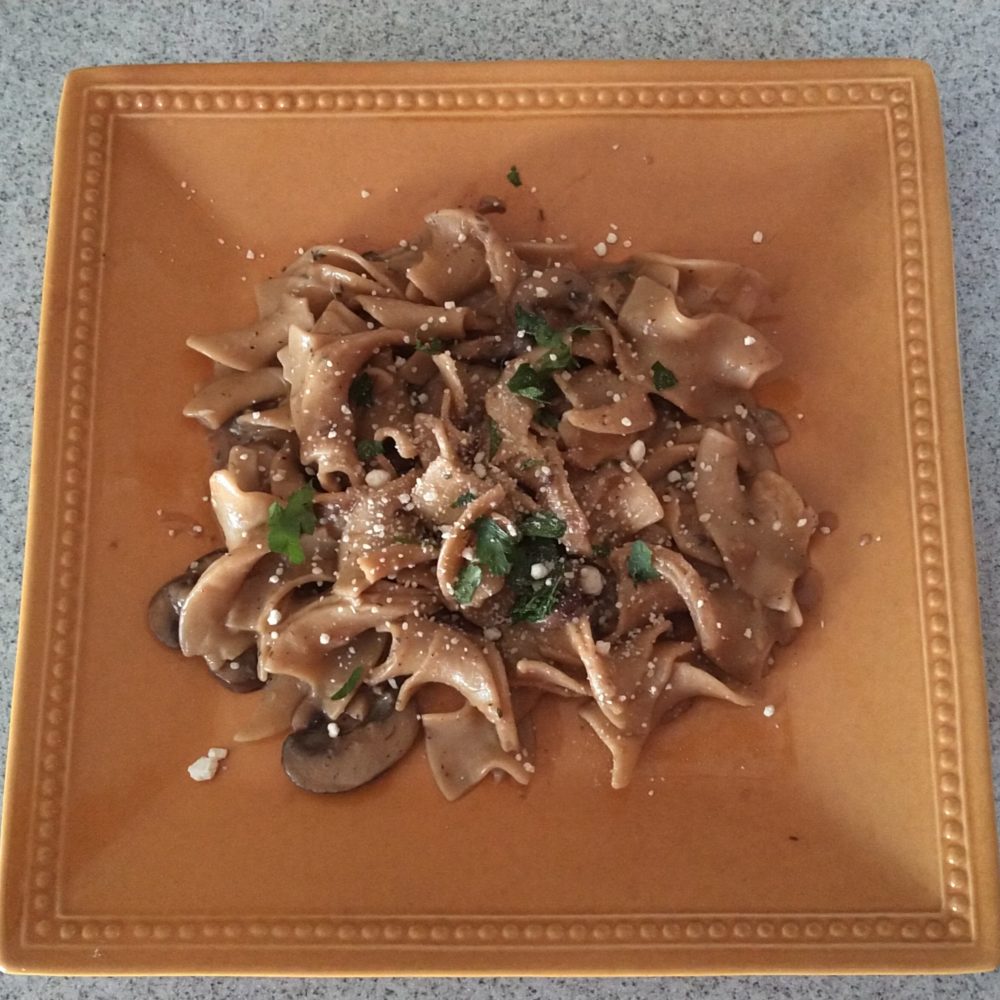 PBE Recipes: Mushroom Stroganoff (Vegan Option)
