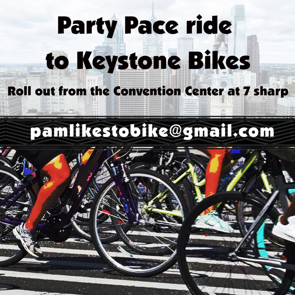 Party Pace ride to the Keystone Bike Party