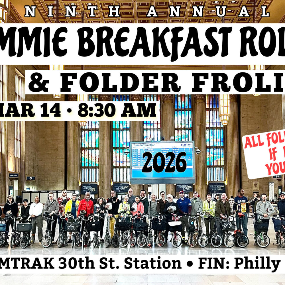 The Ninth Annual BROMMIE BREAKFAST ROLL + FOLDER FROLIC RIDES AGAIN!
